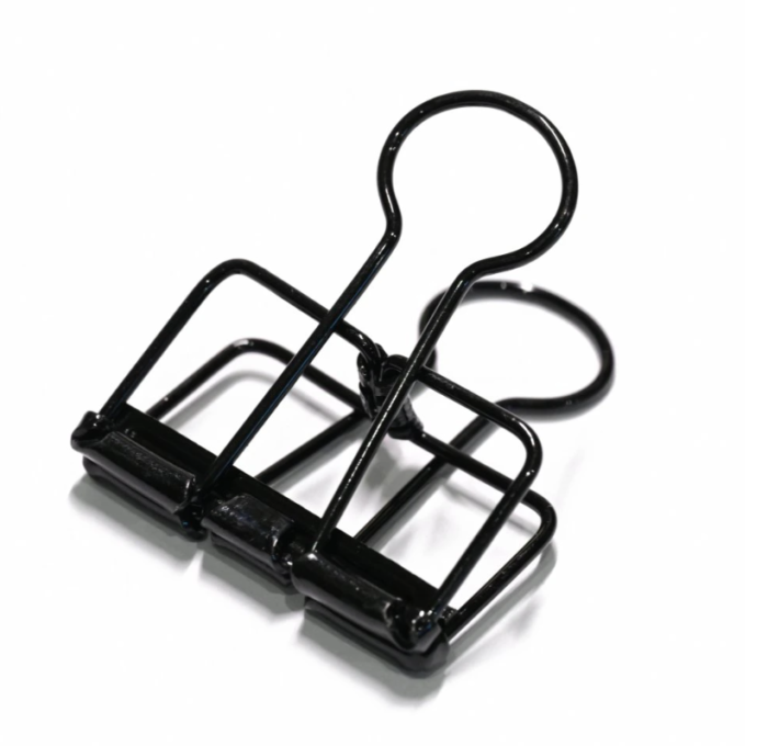 Black Metal Clip Holder